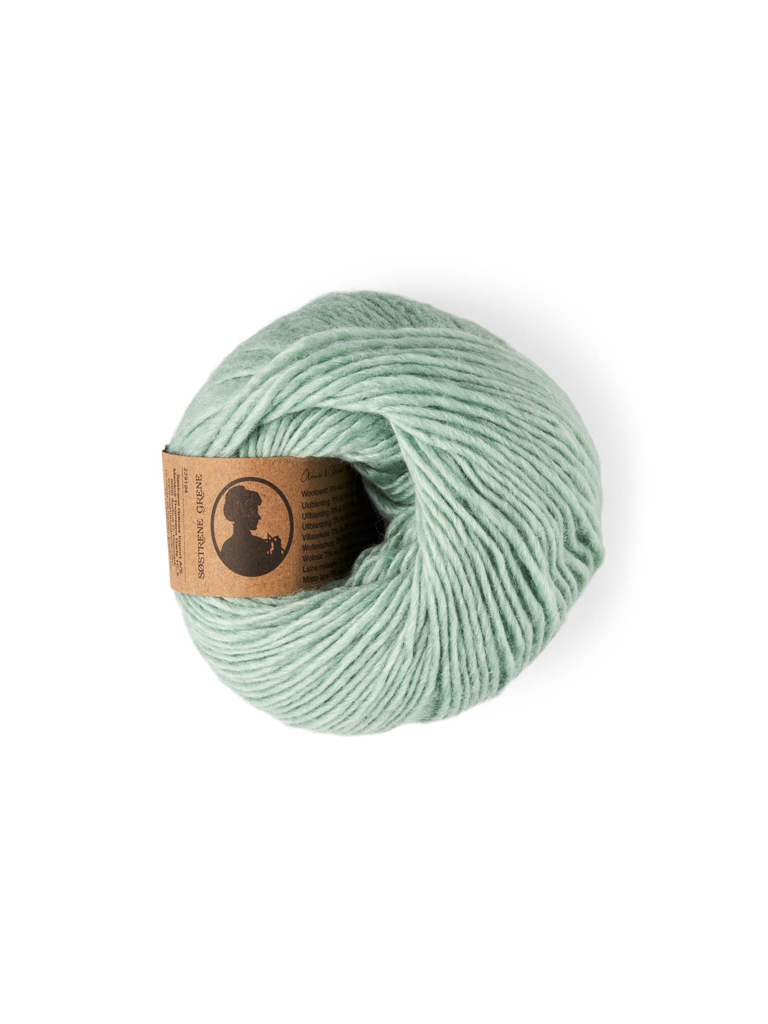 Uldgarn med bambus | Uld/viskose. 50 g = 125 m. | Moss Green