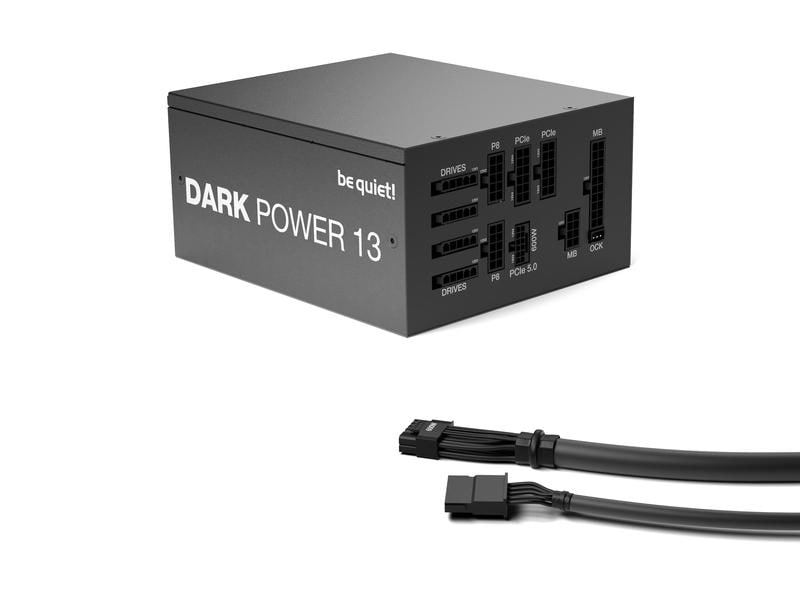 be quiet! Netzteil Dark Power 13 1000 W Vollmodulares ATX-Netzteil mit 1000 W Leistung und 80 Plus Titanium Zertifizierung