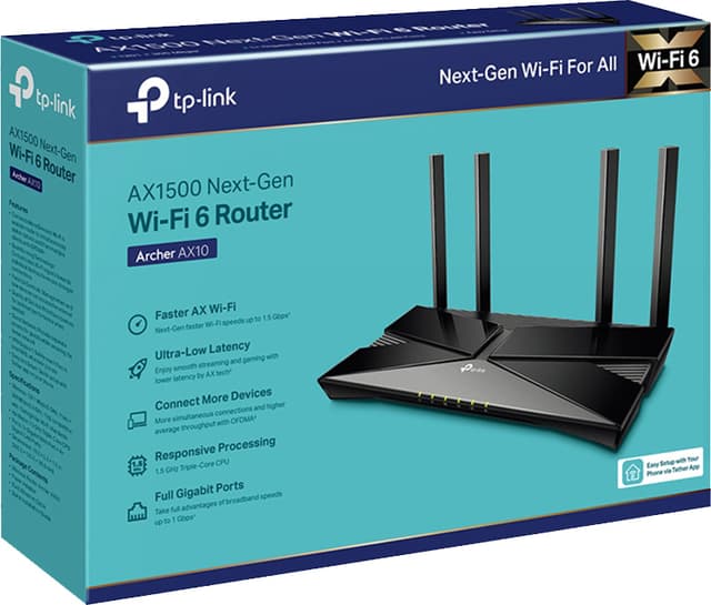 TP-Link Archer AX10 WiFi 6 router