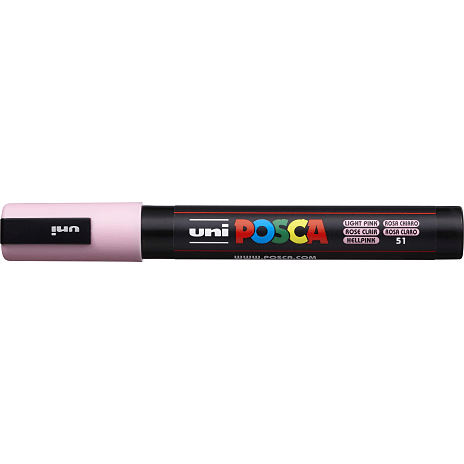 Posca PC5M vandbaseret tusch - lys pink