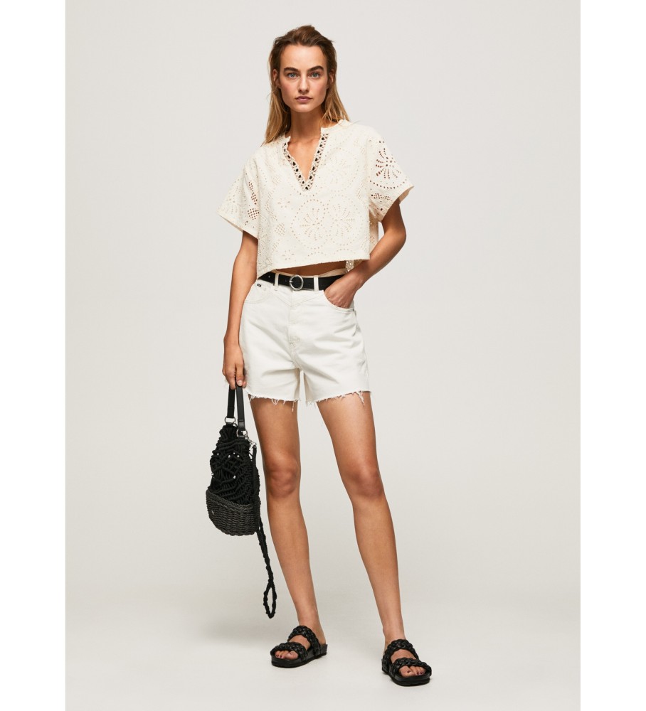 Blusa Pepe Jeans Priska bege