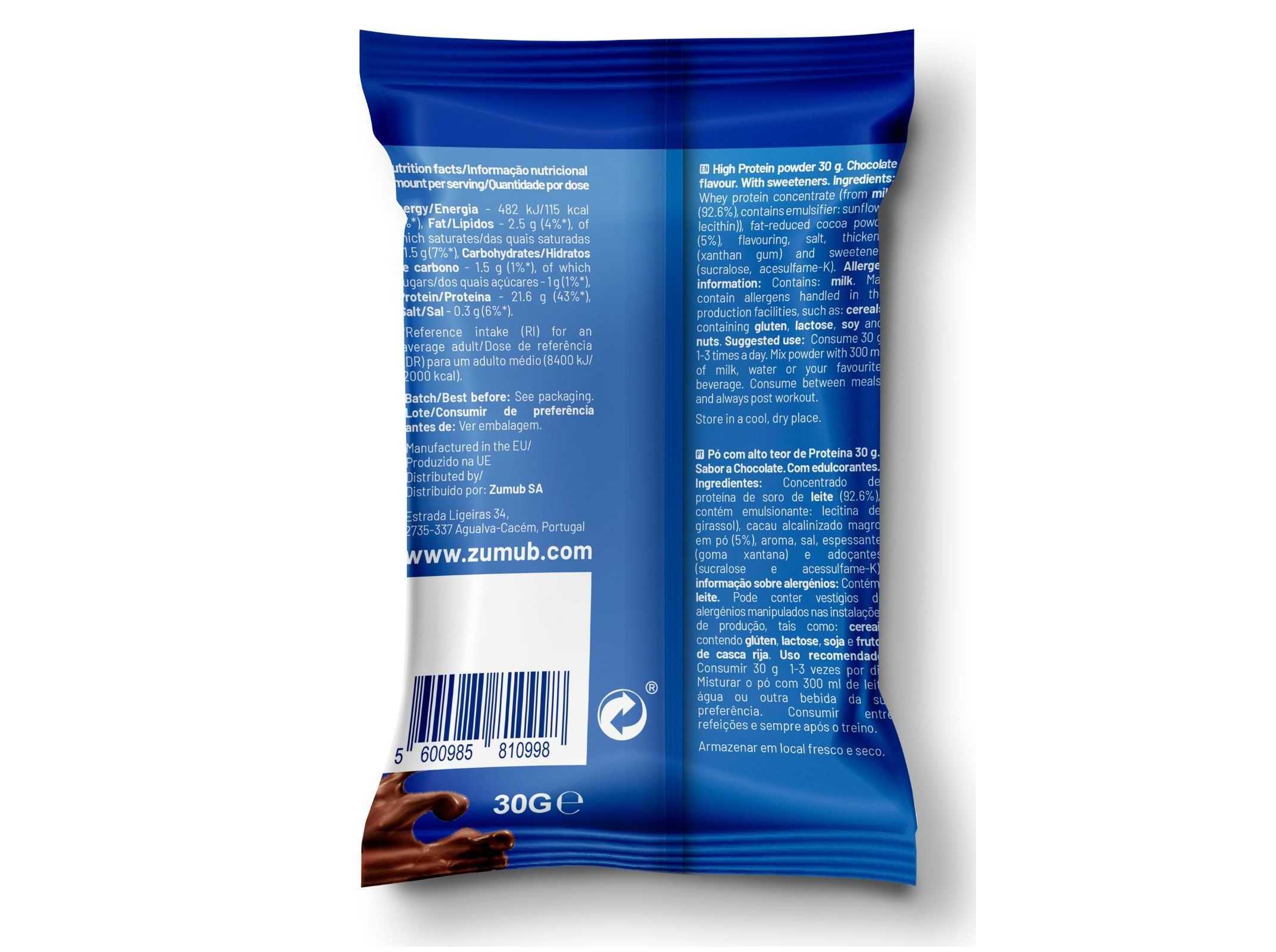 PROTEINA WHEY ZUMUB CHOCOLATE 30G
