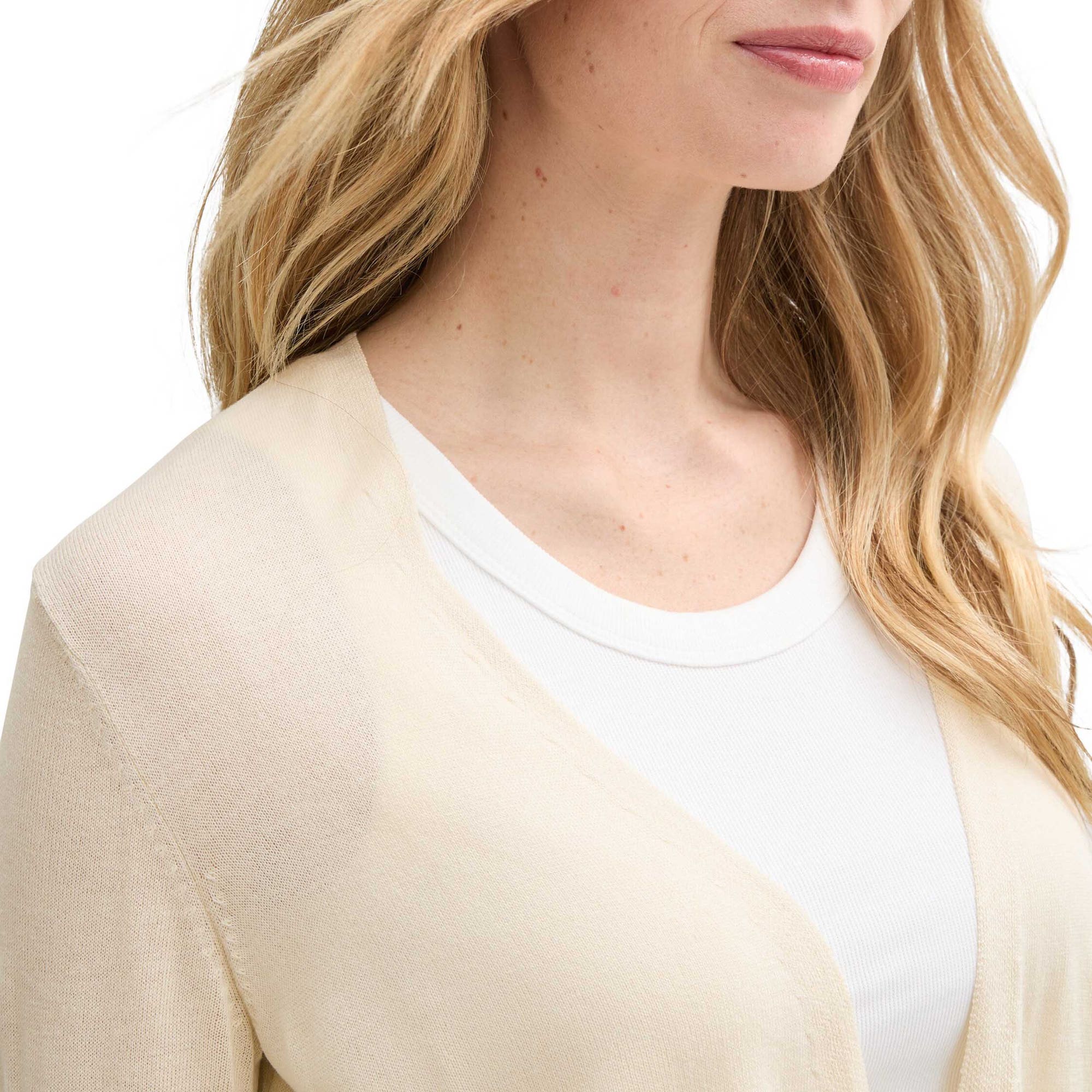 Gilet Femme beige