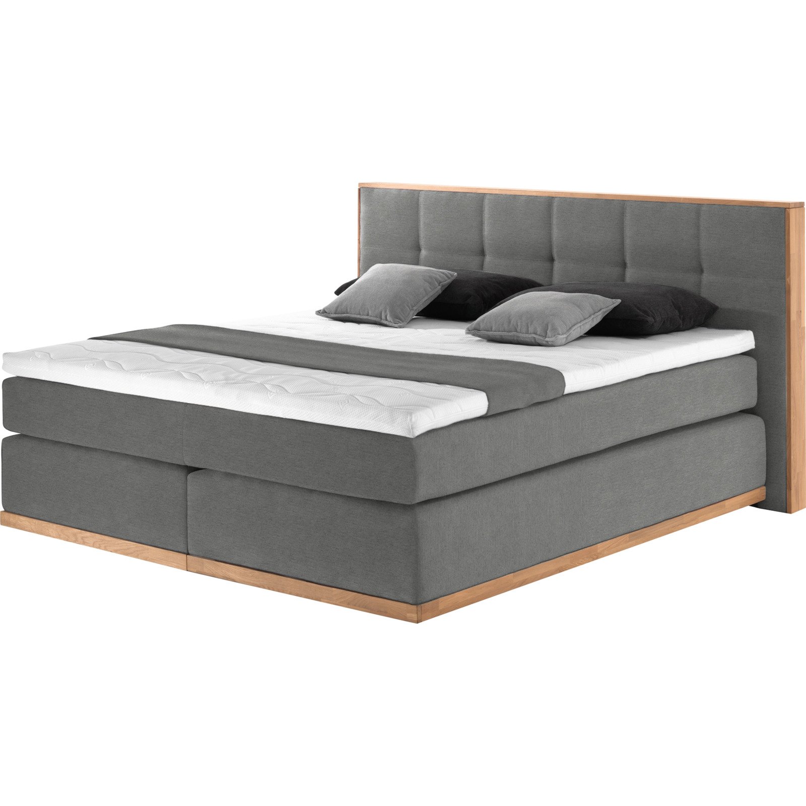 Boxspringbett Leonie 180 x 200 cm, anthrazit