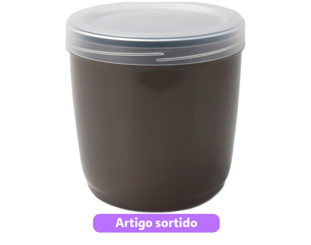 CAIXA CODIL REDONDA Ø12X12CM CORES SORTIDAS