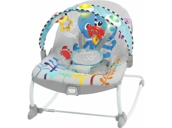 Baby Einstein BABY EINSTEIN Musical Infant to Toddler Rocker KICK TO IT Opus 0 - 30 m., MULTICOLORED, 16787