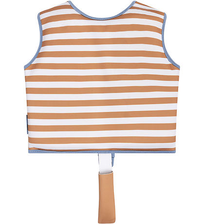Schwimmen Essentials Schwimmweste - Brown White Striped