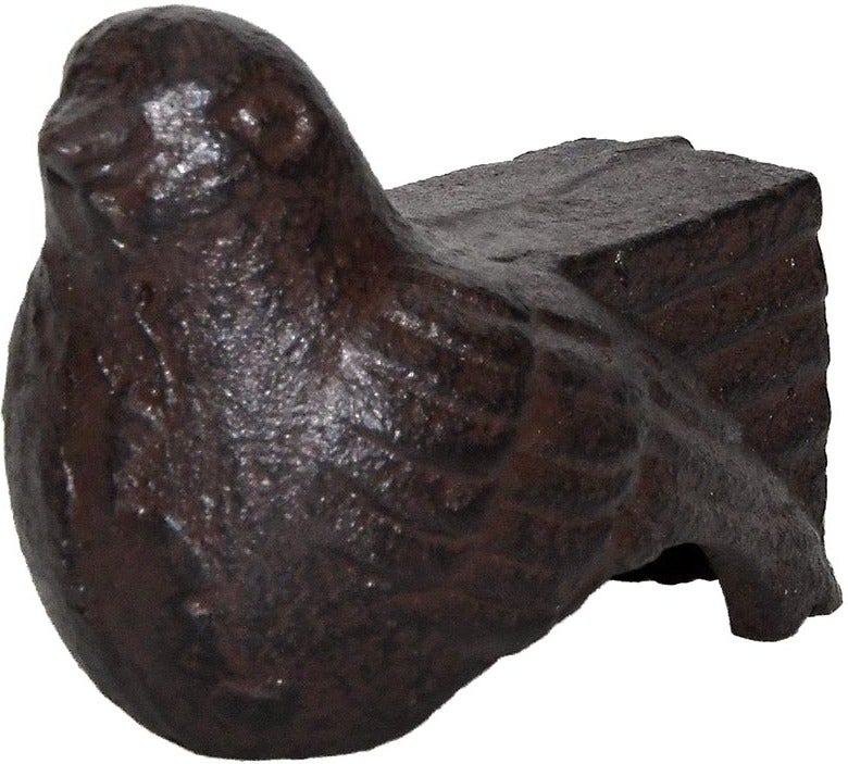 Esschert Design potvoet vogel Eric bruin 4 x 6,6 x 5 cm