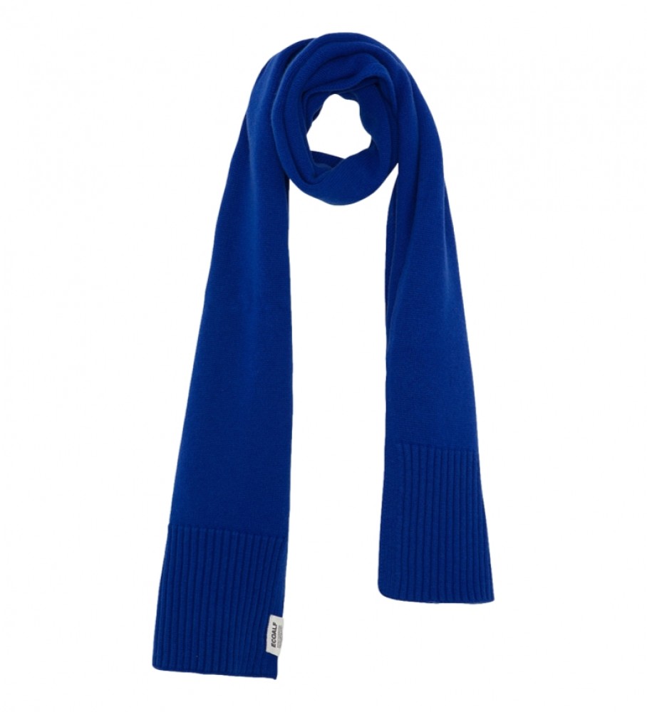 Cachecol de lã reciclada ECOALF Woolalf azul marinho