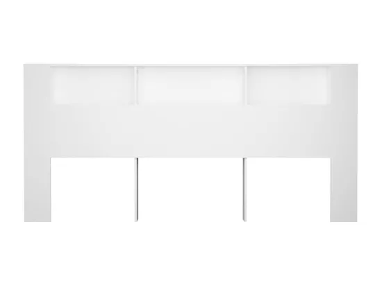 Armoire de tête de lit Blanc 220x18,5x104,5 cm