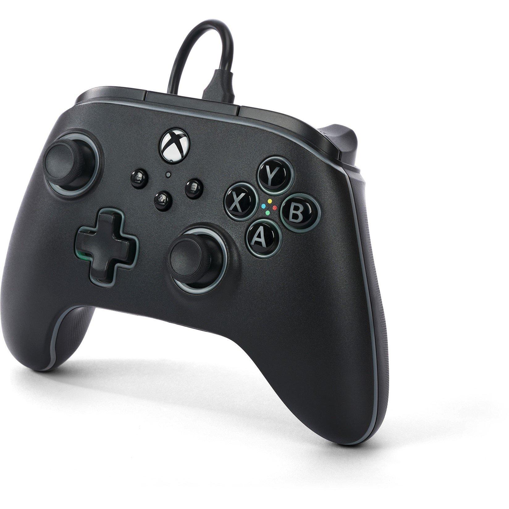 PowerA Advantage Wired Controller for Xbox Series XS with Lumectra  RGB LED Strip Black