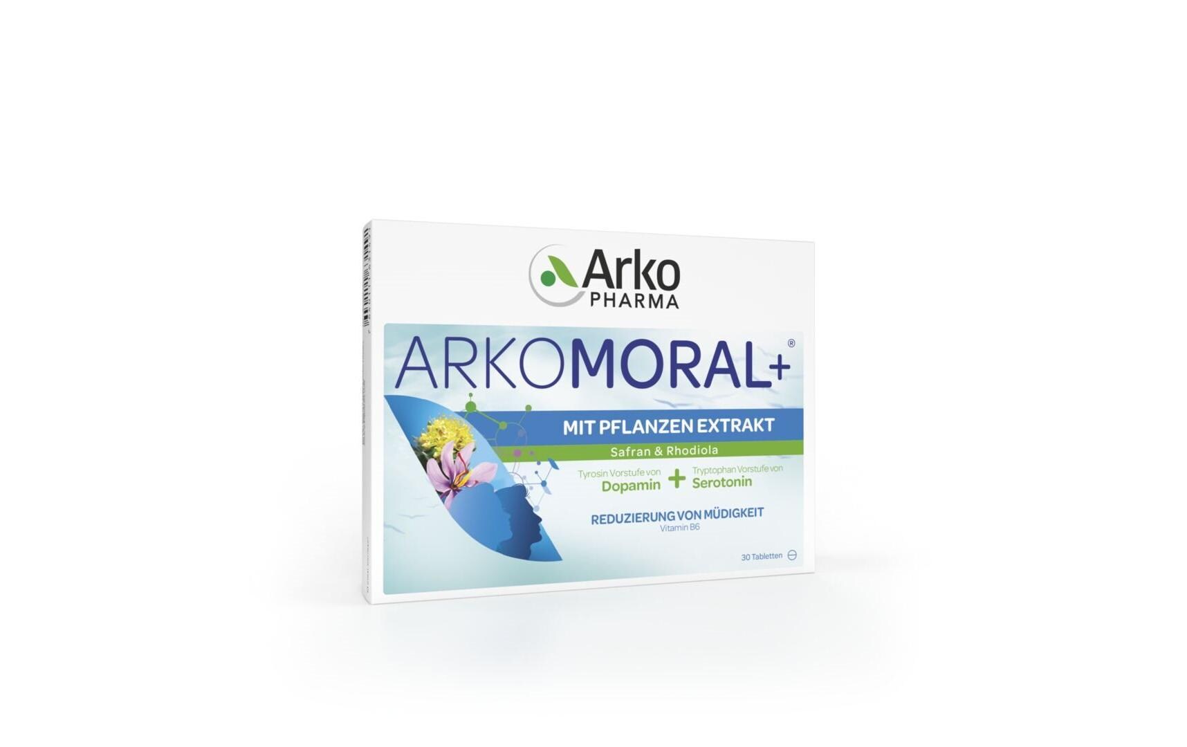 Arkomoral + Tabletten Dose 30 StückNahrungsergänzungsmittel mit Pflanzenextrakten