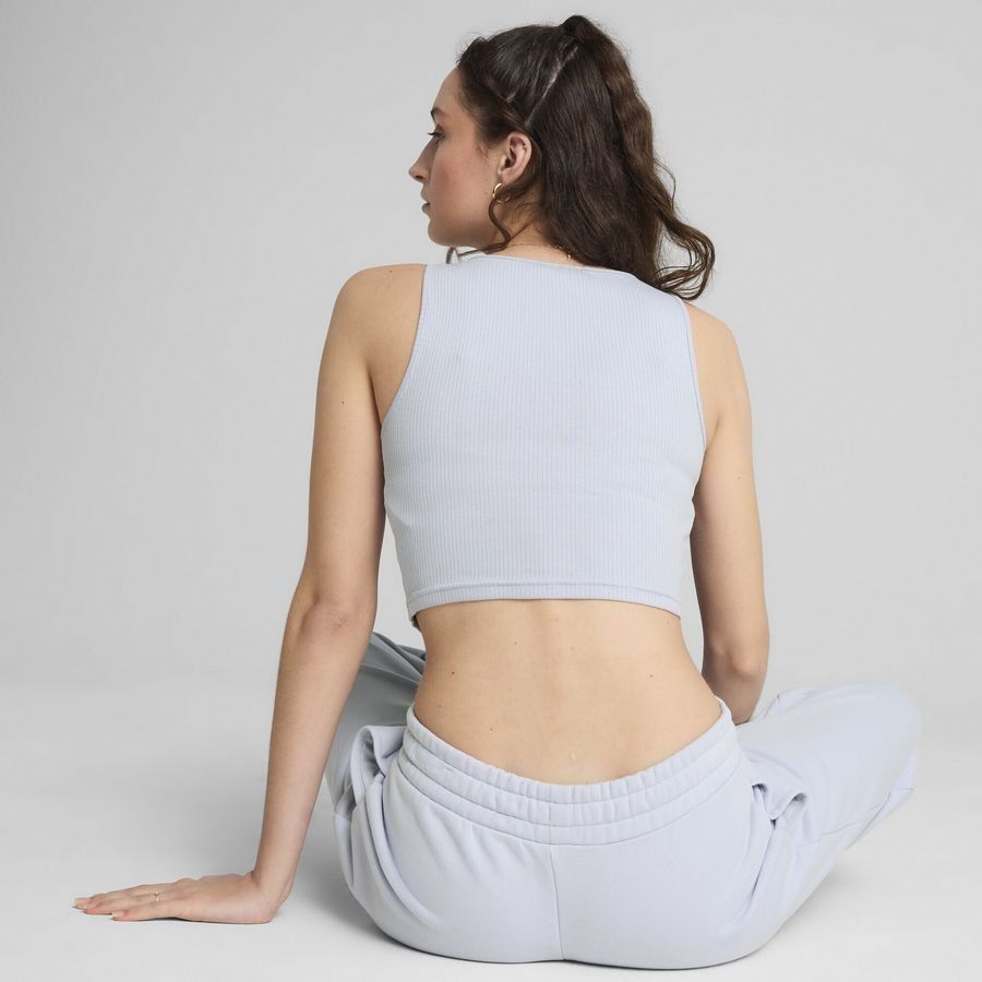 Puma WARDROBE ESS Geripptes Crop-Top
