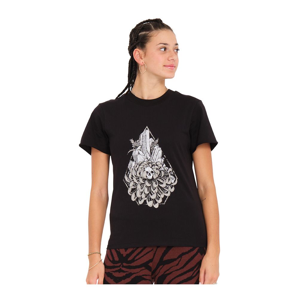 Volcom RADICAL DAZE - Tee-shirt Femme black