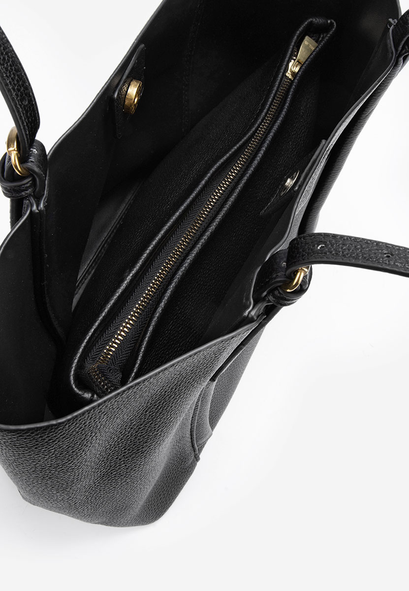 Sac bandoulière femme noire Ylena V2