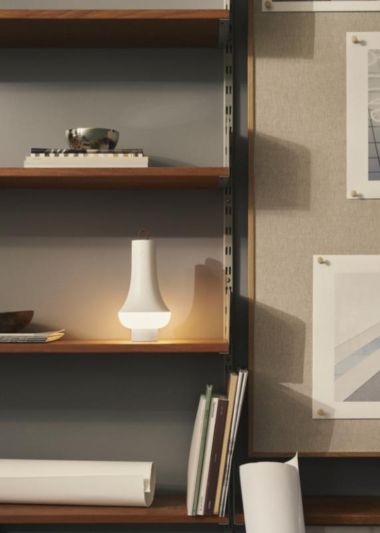Louis Poulsen Tomoshi tafellamp LED oplaadbaar White