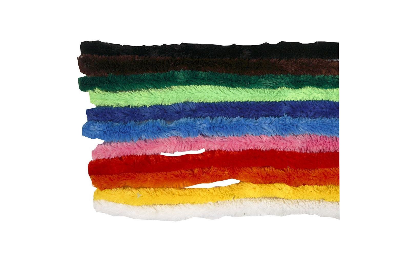 Chenilledraht 15 mm, diverse Farben, 200 StückPfeiffenreiniger farbig assortiert
