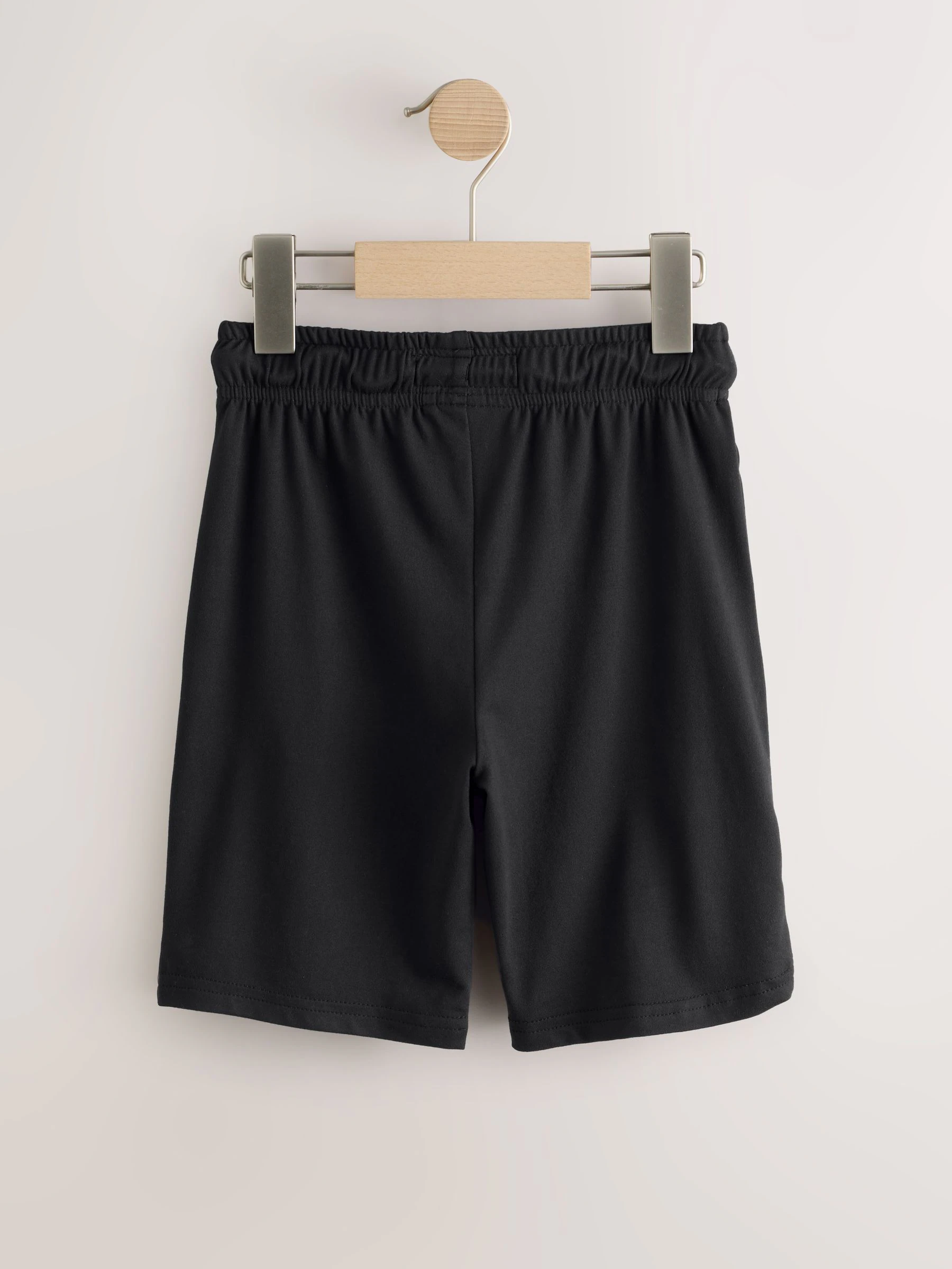 Zwart - Lichtgewicht sportshorts (3-16jr)