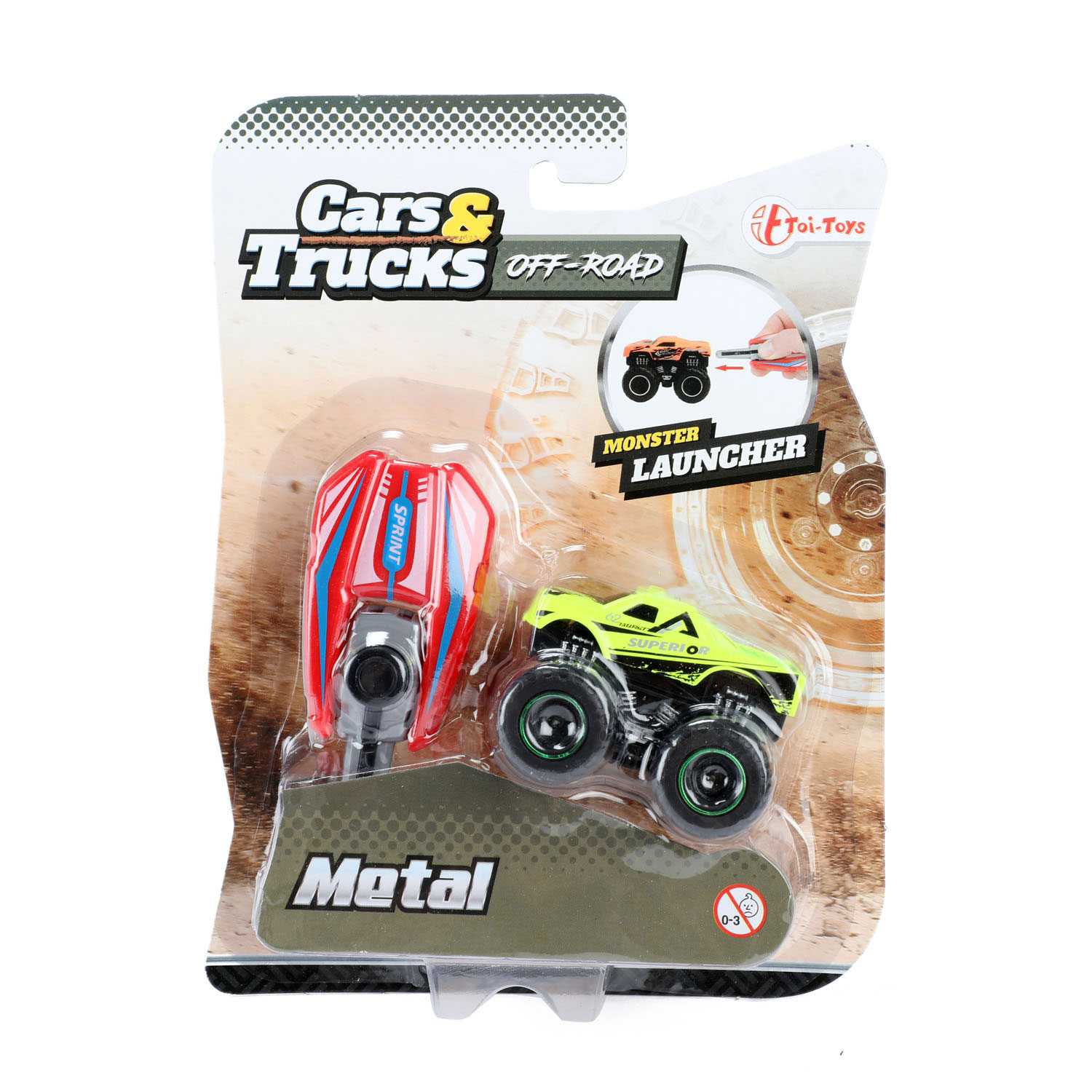 Cars & Trucks Afschiet Mini Monster Truck