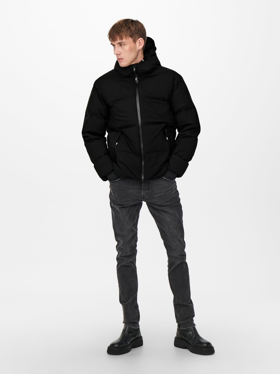 ONSMARSHALL Daunenjacke Black
