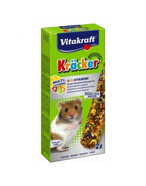 Vitakraft Hamsterkracker Multivitamin - Knaagdiersnack - 2 stuks