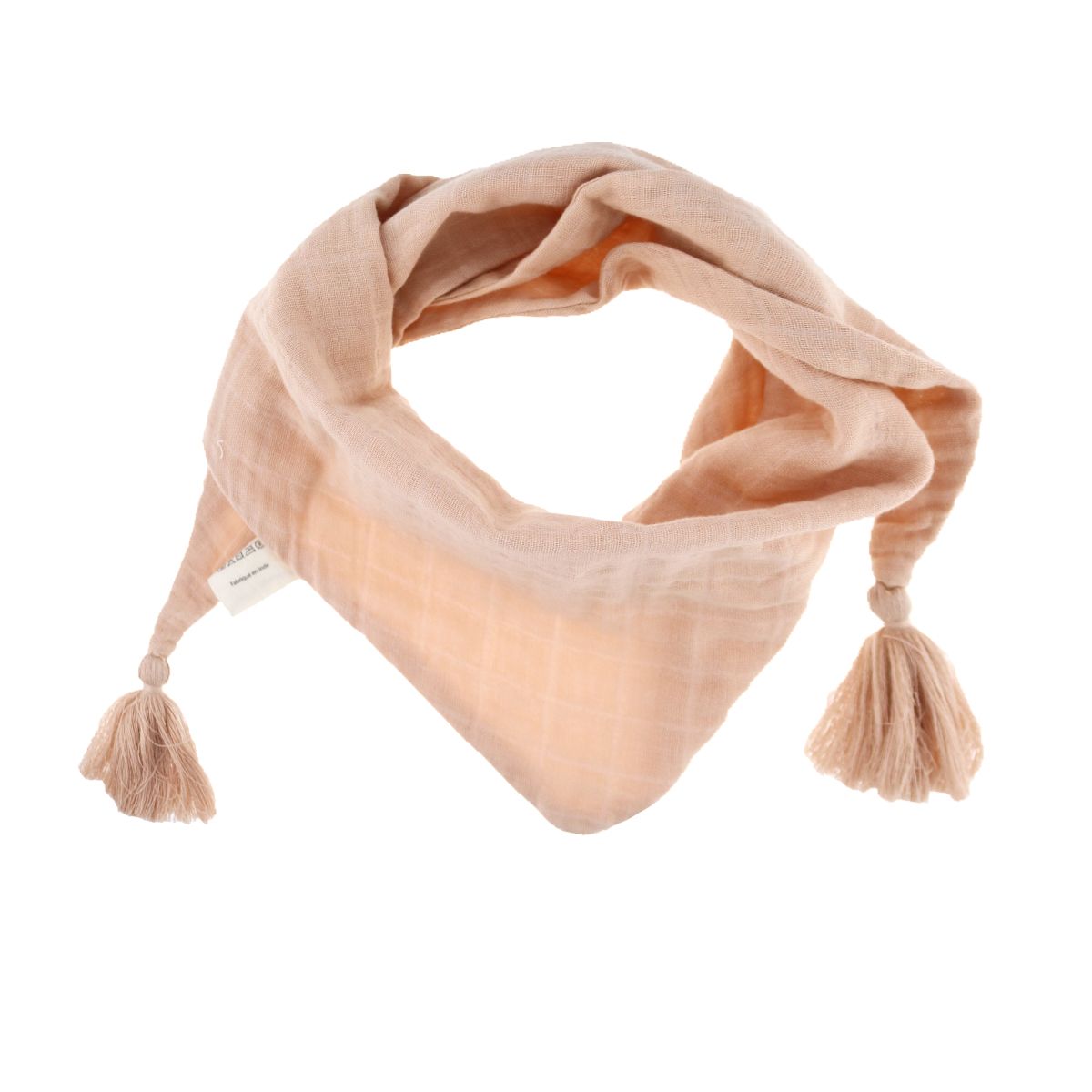 Foulard rose - Toi toi mon oie Amande