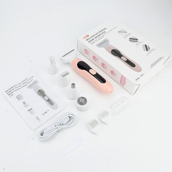 INF 5-i-1 elektrisk barbermaskin og trimmersett