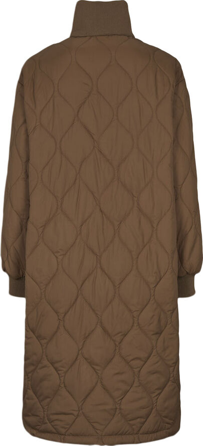 Etirel Sarah Quilted jakke Brun