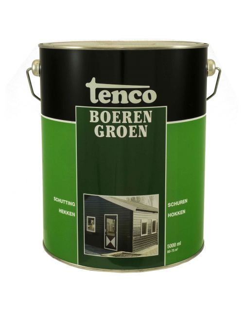 Tenco Boerengroen - Tuinbeits - 5 l Groen Transparant