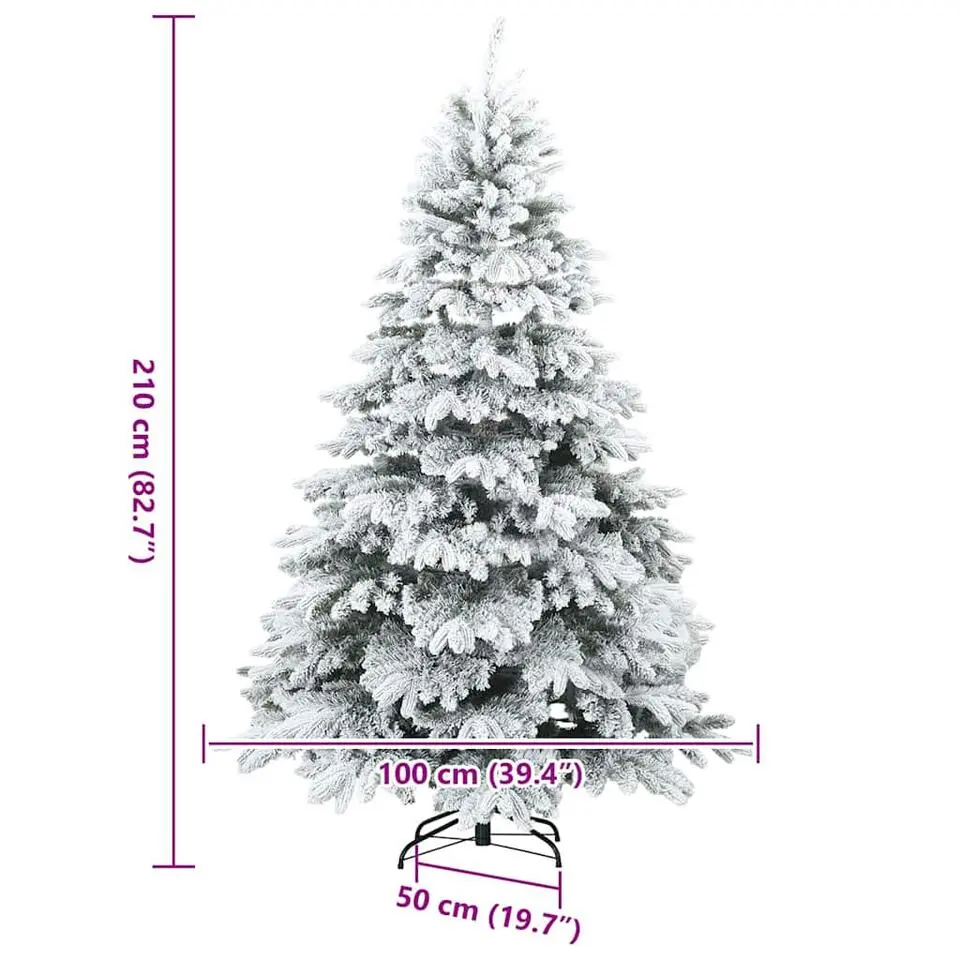 vidaXL - Kerstboom - Wit - PVC