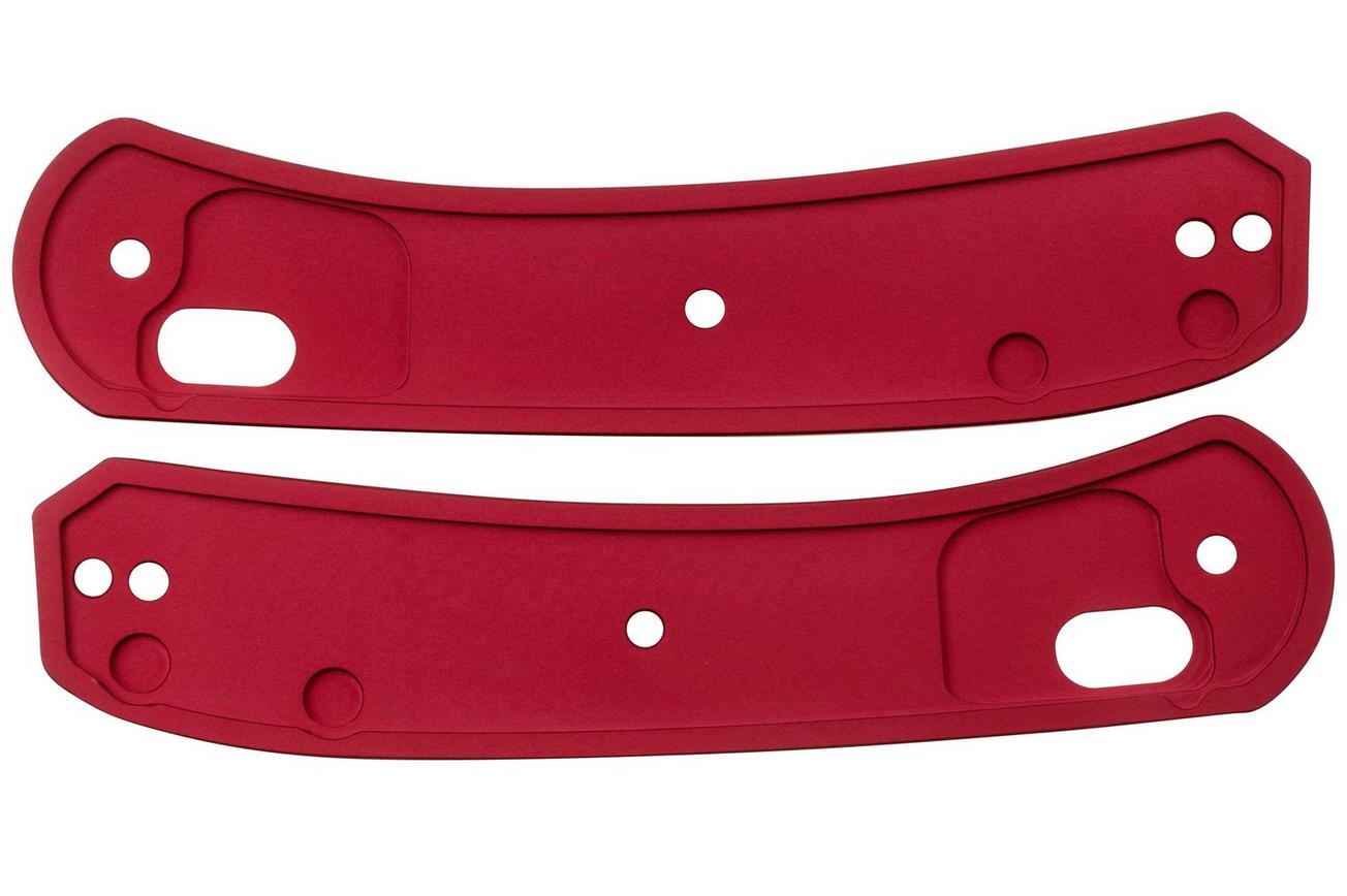 Knafs Lander 2 Knife Scales KNAFS-00297 Red Aluminum Solar Flare, handgreepschalen