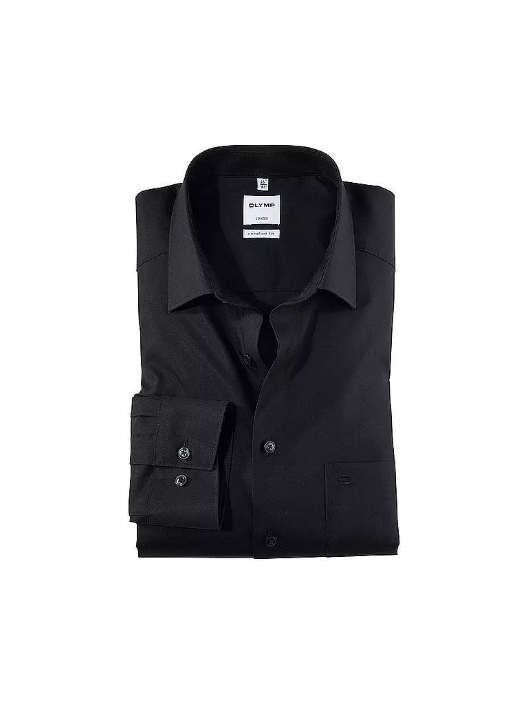OLYMP Hemd Modern Fit  schwarz