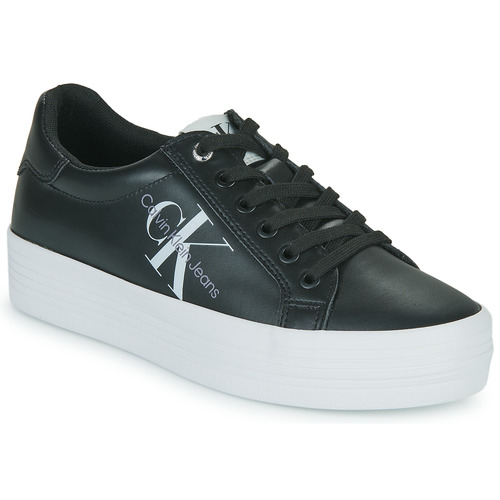 Calvin Klein Jeans - VULC FLATFORM LACEUP - Noir