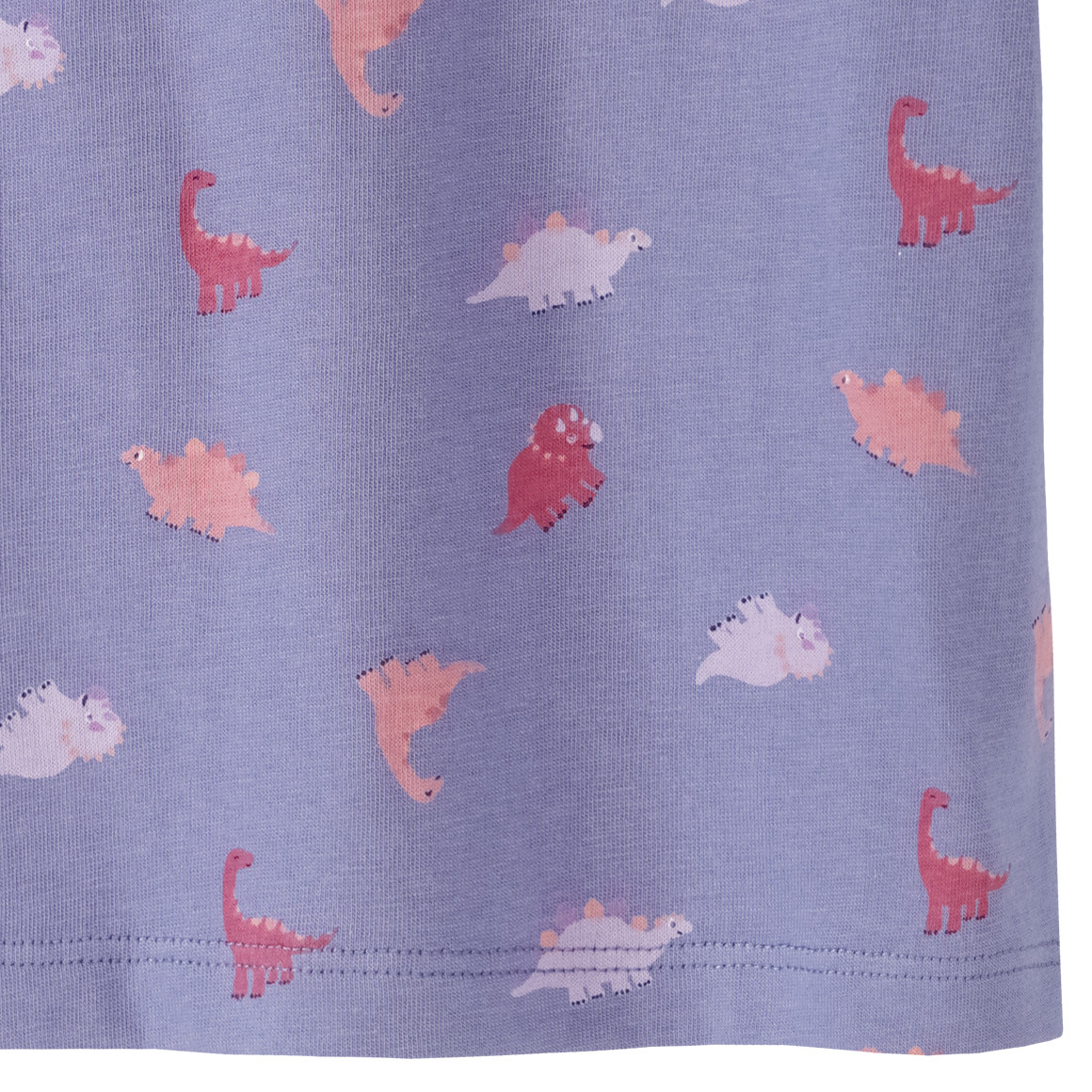 Topomini Baby T-Shirt mit Dino allover lila