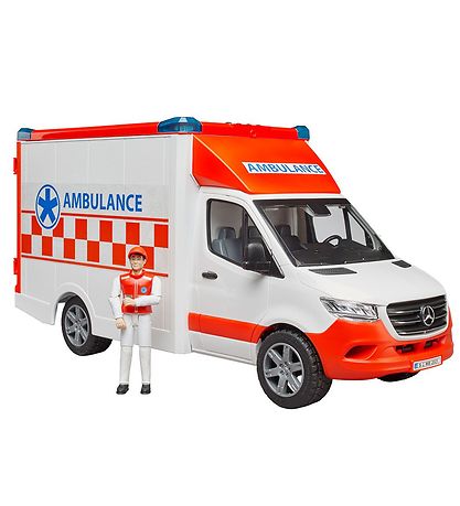 Bruder Auto - Sprinter Ambulance m. Licht/Sound und fährt - 0267