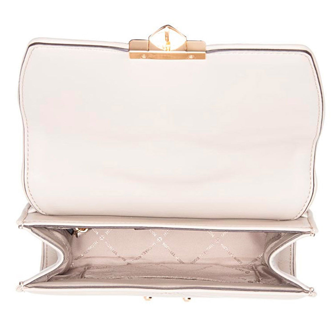 Michael Kors Sac bandoulière en Cuir Serena sable - 22.5x17.5x8 cm
