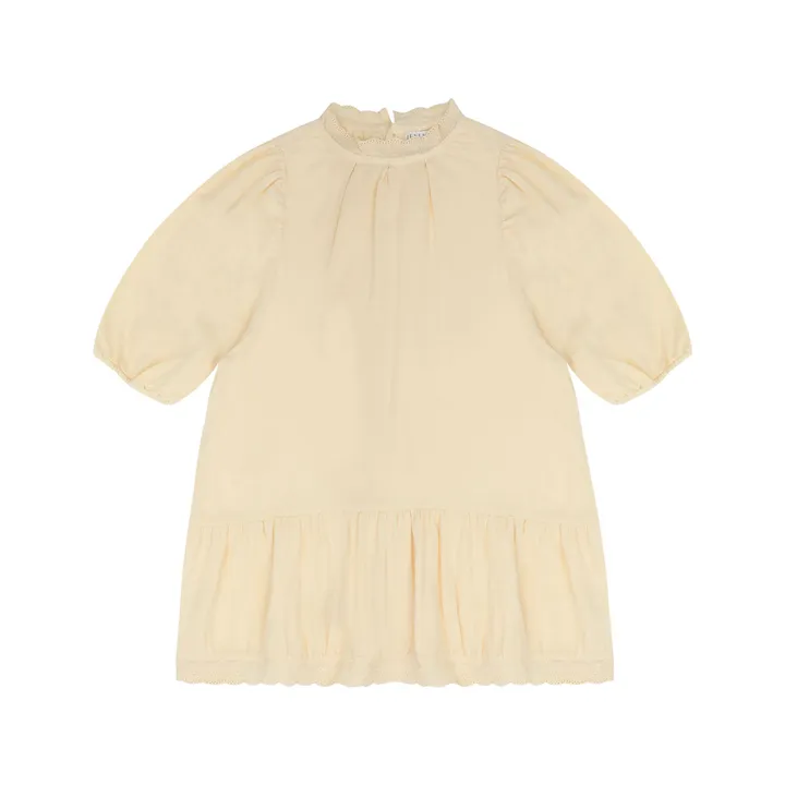 Jenest Robe Brodée Bella | Bleu gris