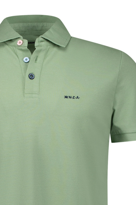 NZA groene heren polo