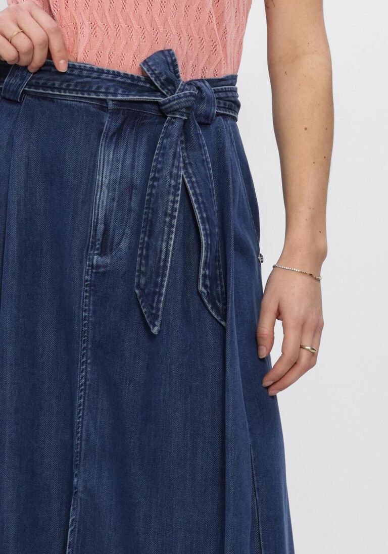 blauwe mos mosh midirok mmkoda dinem skirt