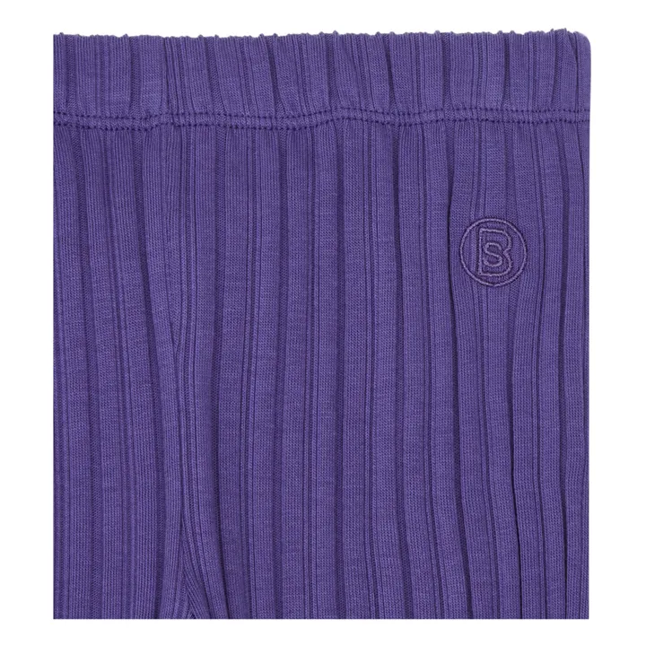 SMALLABLE BASICS Pantalon Fille Leggings en Rib  | Bleu indigo