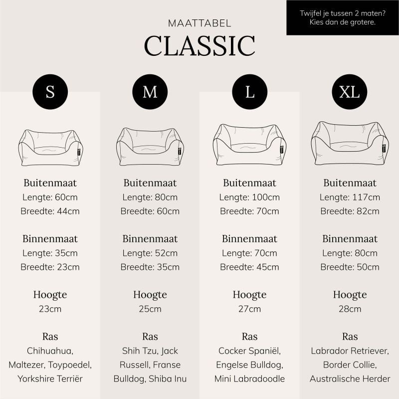District 70 Classic - Hondenmand - Bruin - 25x60x117 cm - M