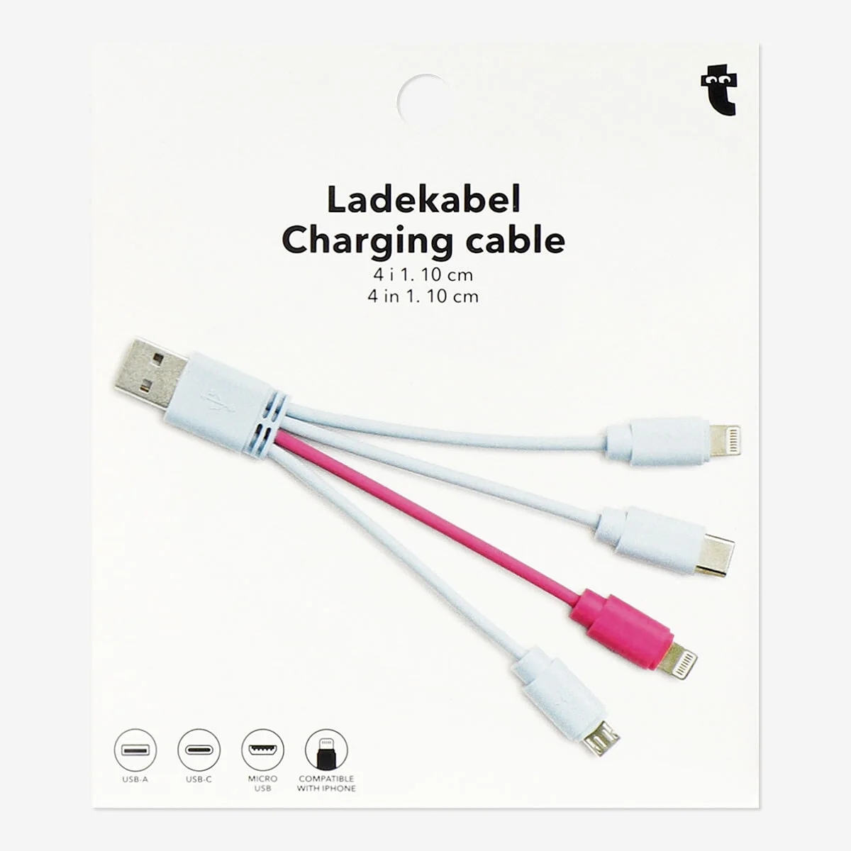4 i 1 opladningskabel