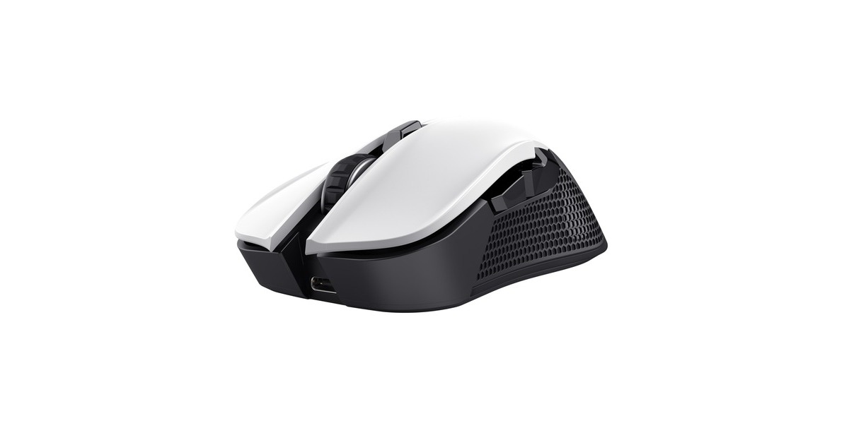 TrustGXT 923W Ybar Wireless gaming muis  (Wit, RGB, 7200 dpi)