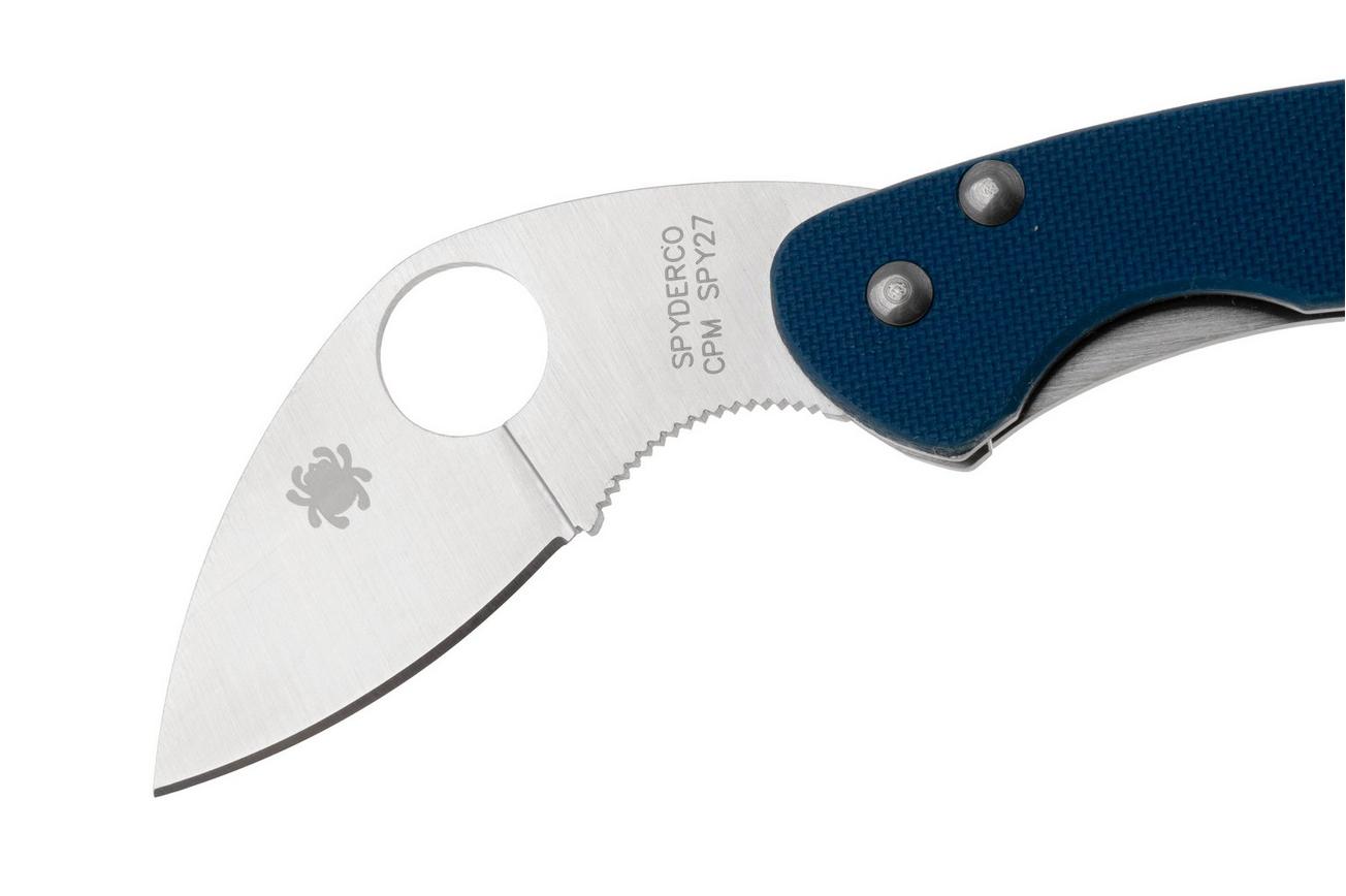 Spyderco Balance CPM SPY27 C141GPCBL Cobalt Blue G10, Sprint Run zakmes, Ed Schempp design