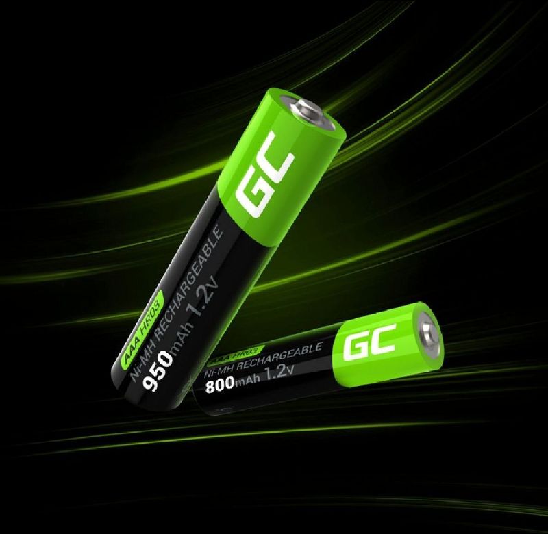 GreenCell - GR08 - Oplaadbare Batterij - AAA - Nikkelmetaalhydride (NiMH) - 2 St.