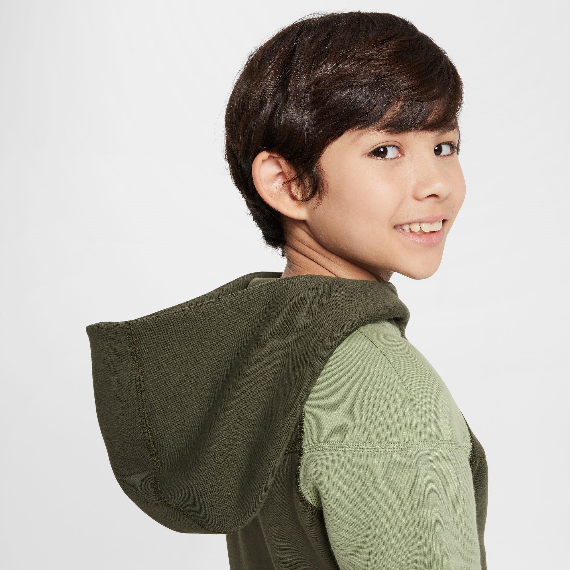 Nike Sportswear Tech Fleece Big Kids Full Zip Hoodie