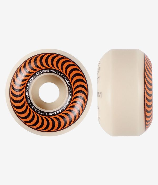 Spitfire Formula Four Classic Rollen (white orange) 53mm 99A 4er Pack