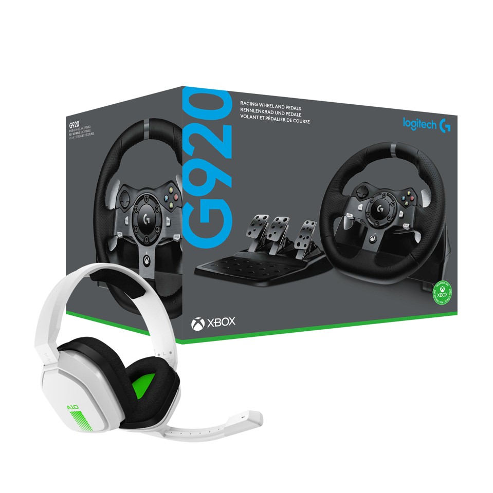 Logitech - G920 Driving Force Racing Wheel inkl Astro A10 Gaming Headset Bundle