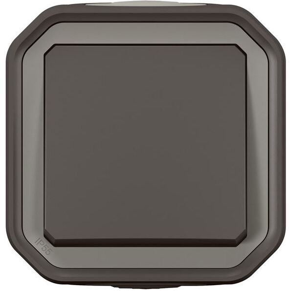 Interrupteur ou va-et-vient 10 A - Plexo - complet saillie - anthracite