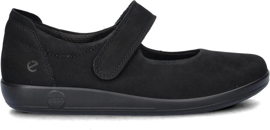 ECCO Soft 2.0 Mary-Jane zwart Synthetisch Dames